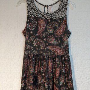 Black Paisley Dress